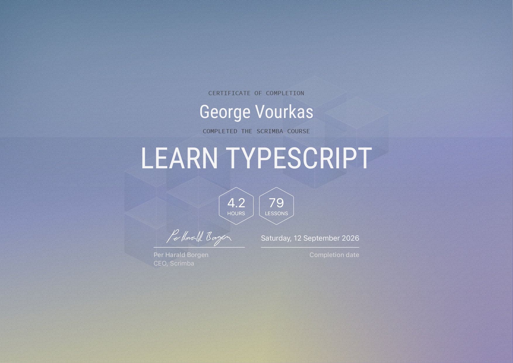 Typescript Certification